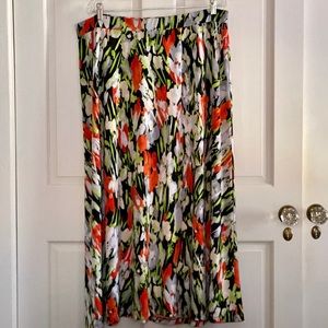 Jones Studio Floral Maxi Skirt Size 1X